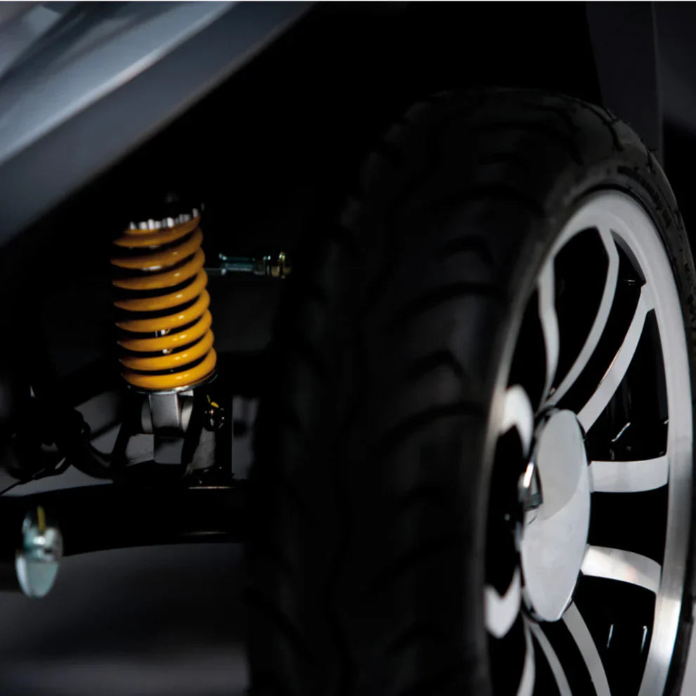 King Cobra 8 mph Mobility Scooter by Drive – Powerful, Comfortable, All-Terrain Scooter for Users up to 32 Stone