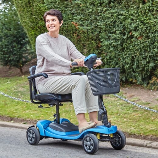 Lithilite Boot Scooter – Lightweight 4mph Travel Scooter, 15-Mile Range, Lithium Battery, Portable, Adjustable Seat