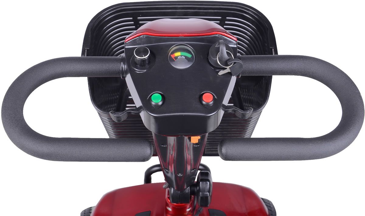 UltraLite Compact Mobility Scooter – Lightweight Foldable 4-Wheel, Swivel Seat, Adjustable Armrests & Anti-Tip Safety