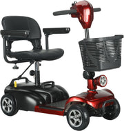 UltraLite Compact Mobility Scooter – Lightweight Foldable 4-Wheel, Swivel Seat, Adjustable Armrests & Anti-Tip Safety