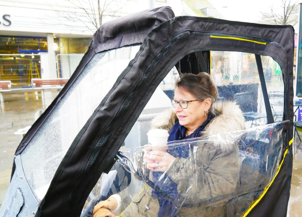 Scooterpac Folding Mobility Scooter Canopy – All-Weather Retractable Cover