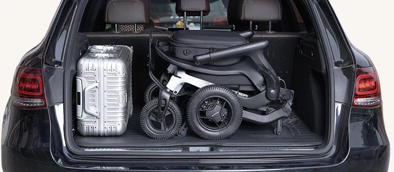 Robooter E80 Ultra Folding Powerchair – Lightweight Carbon Fibre Electric Wheelchair