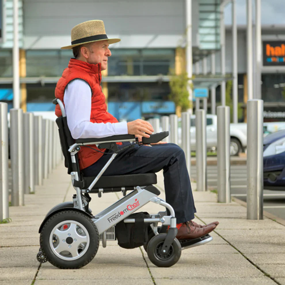 Freedom Chair A06L Electric Folding Wheelchair – Lightweight, All-Terrain & Travel-Ready