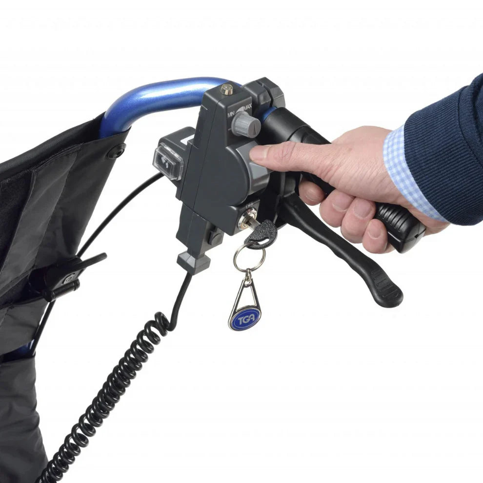 TGA Duo Powerstroll – Twin-Wheel Wheelchair Power Assist, 4mph Speed & 10-Mile Range