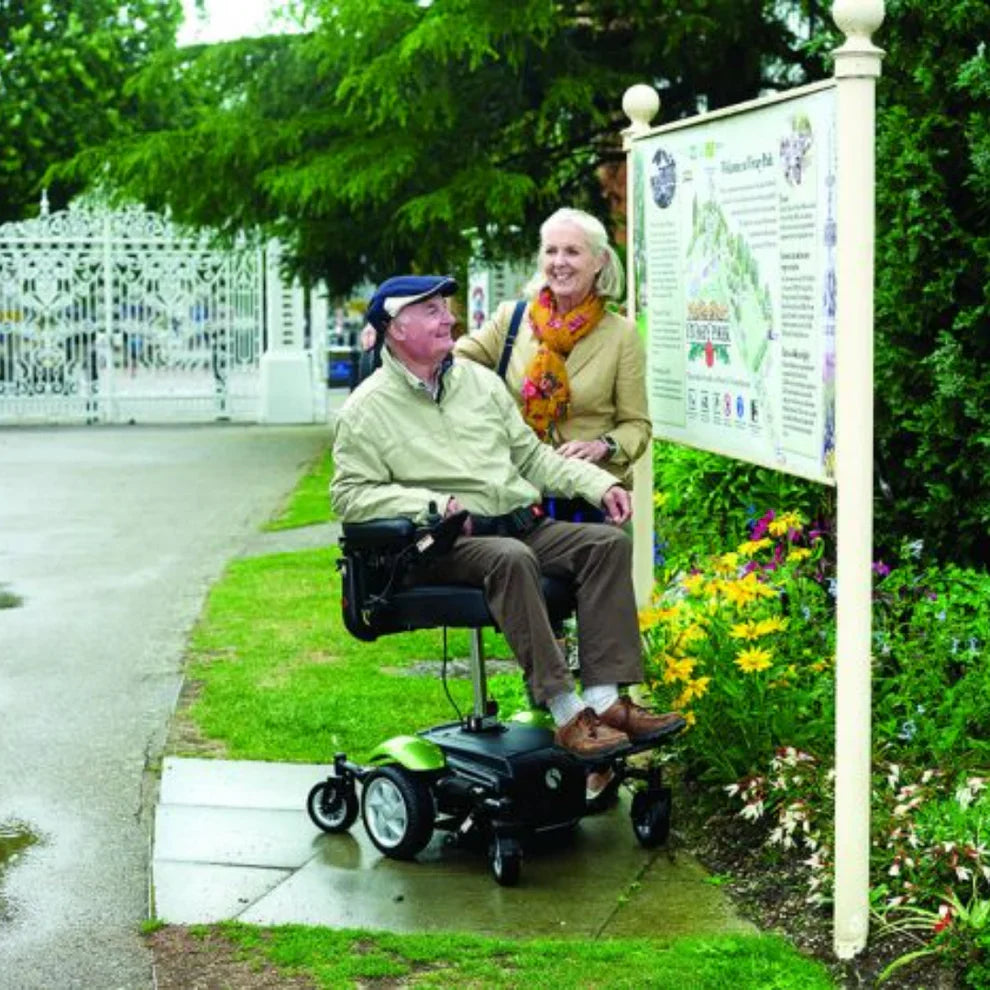 Ryley Seat Lift Mid Wheel Powerchair – Smooth Ride with Adjustable Seat & Full Suspension