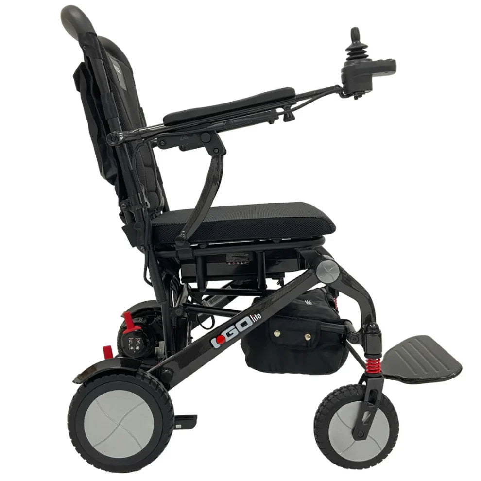 iGo Lite Electric Folding Wheelchair – Ultra-Lightweight Carbon Fibre Travel Chair