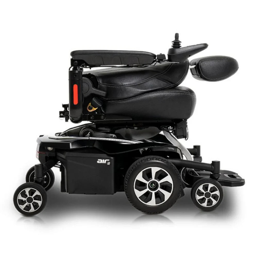 Jazzy Air 2 Elevating Powerchair – Compact Mid-Wheel Drive with 12” Seat Lift