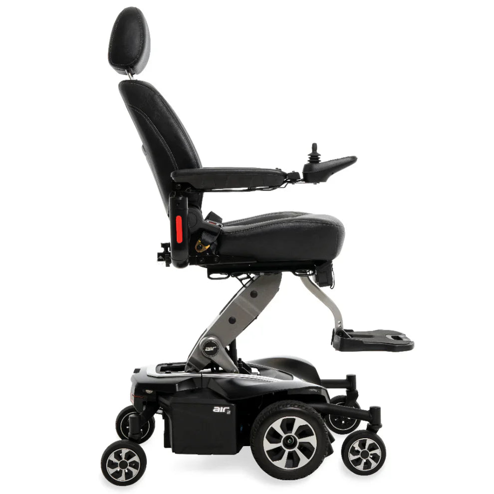 Jazzy Air 2 Elevating Powerchair – Compact Mid-Wheel Drive with 12” Seat Lift