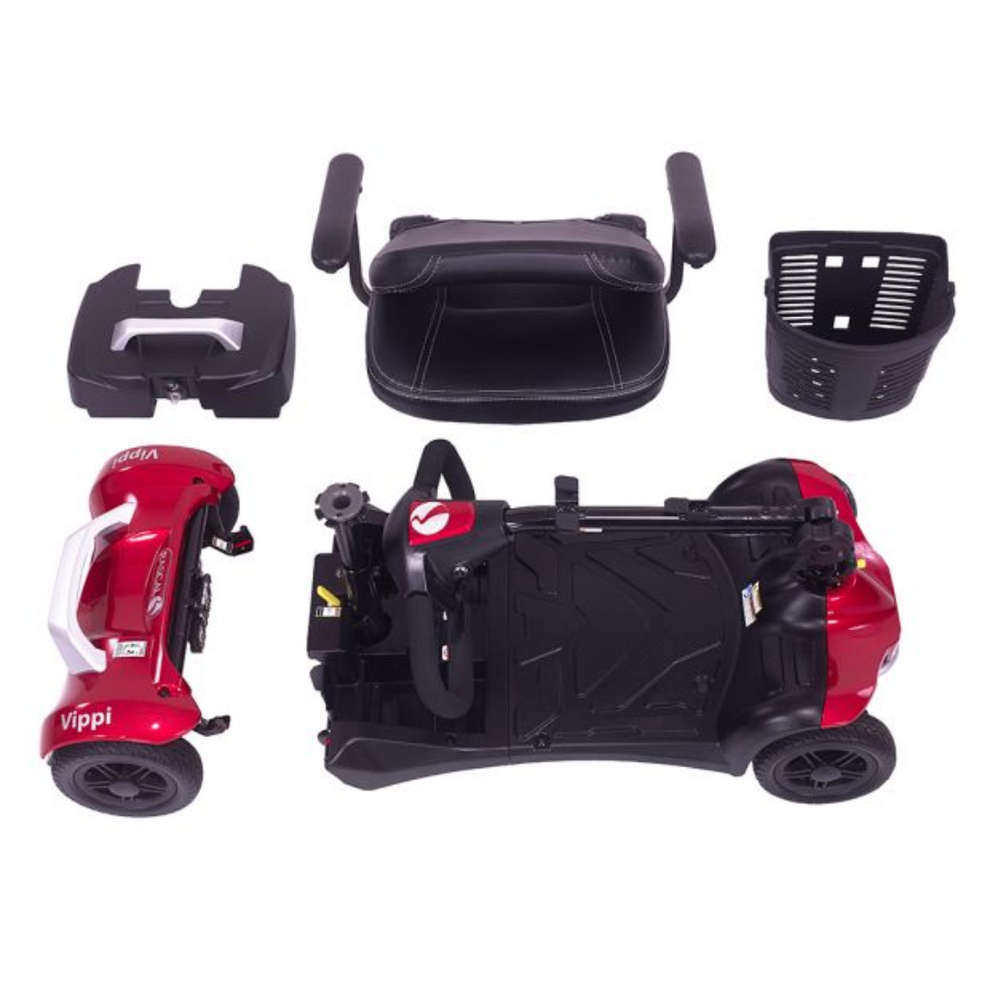 Vippi Mobility Scooter – Lightweight, Portable Travel Scooter with 11.9-Mile Range