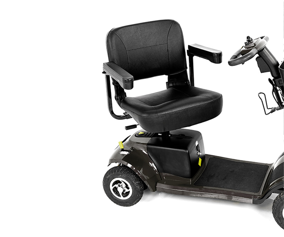 Lithium Vantage 4mph Mobility Scooter – 25-Mile Range, 26-Stone Capacity, Adjustable Swivel Seat