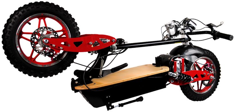 Zipper 1000W Off-Road Electric Scooter – 12” Tyres, 48V Battery, Foldable, Padded Seat, Teens & Adults 14+