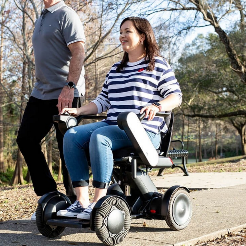 Whill Model C2 Powerchair – Omni-Wheel Mobility, Bluetooth Control, Quick Disassembly, Airline-Friendly Battery